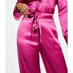 Mango Bow Satin Trousers -Mango popular store mango 8638 4548326 3