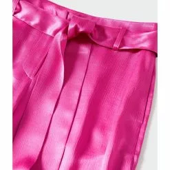 Mango Bow Satin Trousers -Mango popular store mango 8639 4548326 6