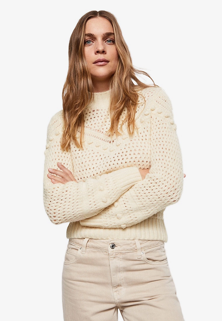 Mango Openwork Knit Sweater 3 Mango Openwork Knit Sweater