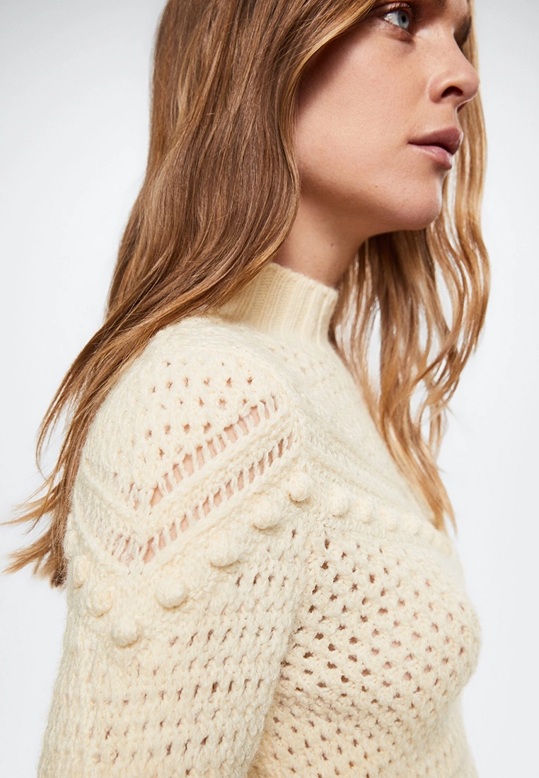Mango Openwork Knit Sweater 5 Mango Openwork Knit Sweater - Image 3