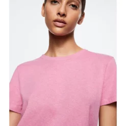 Mango Cotton Linen-Blend T-Shirt 9 Mango Cotton Linen-Blend T-Shirt -Mango popular store mango 8665 1503426 3