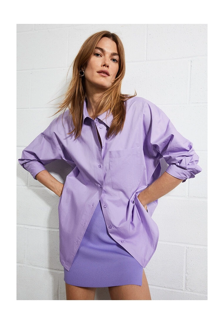 Mango Oversize Cotton Shirt 5 Mango Oversize Cotton Shirt - Image 3