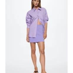 Mango Oversize Cotton Shirt 12 Mango Oversize Cotton Shirt -Mango popular store mango 8677 6238326 4