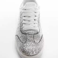 Mango Lace Glitter Sneakers -Mango popular store mango 8744 6982436 4
