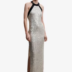 Mango Sequined Gown