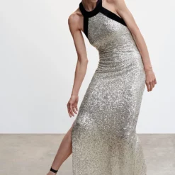 Mango Sequined Gown 14 Mango Sequined Gown -Mango popular store mango 8779 5617336 5