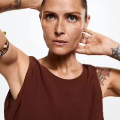 Mango Draped Crop Top -Mango popular store mango 8793 7803426 3