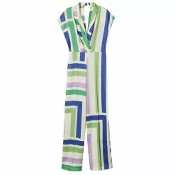 Mango Satin Stripes Jumpsuit -Mango popular store mango 8920 6592426 8