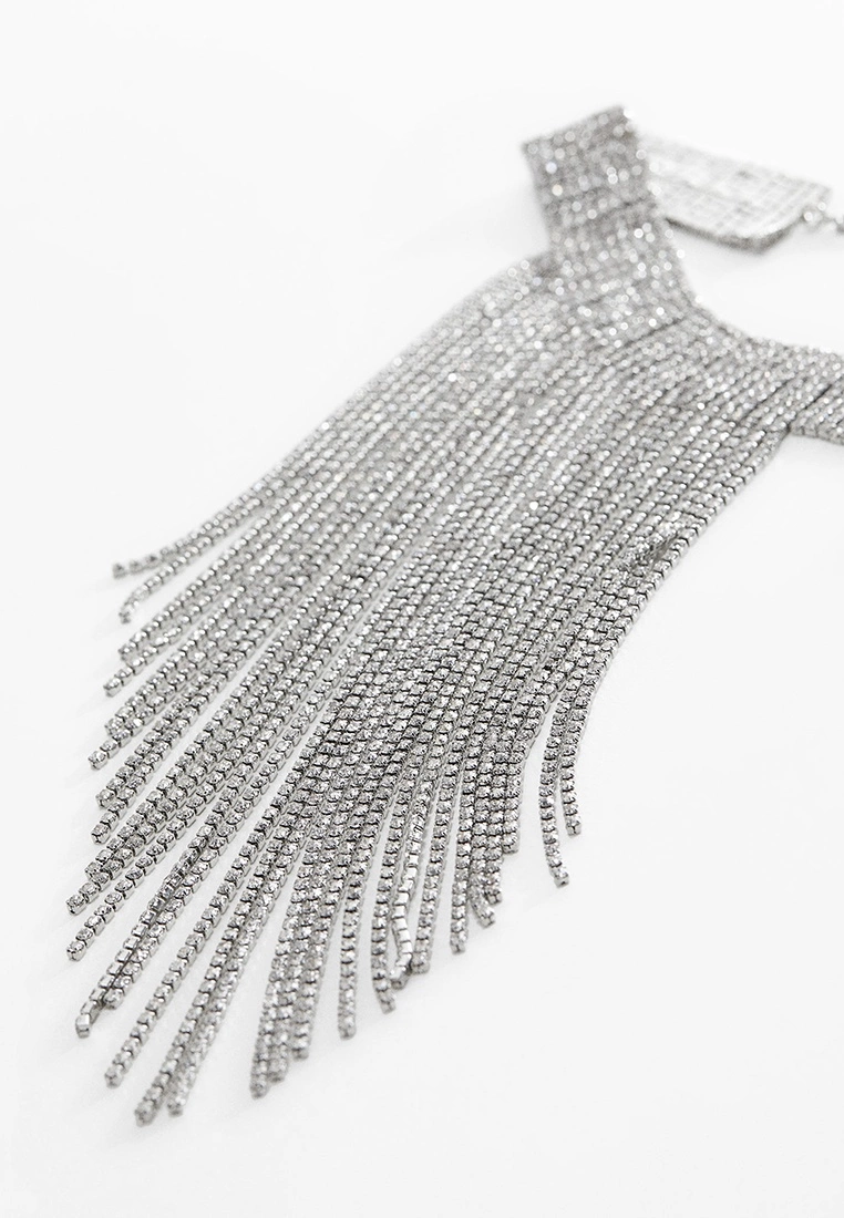 Mango Cascade Crystals Choker Necklace 4 Mango Cascade Crystals Choker Necklace - Image 2