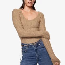 Mango Textured Knit Sweater