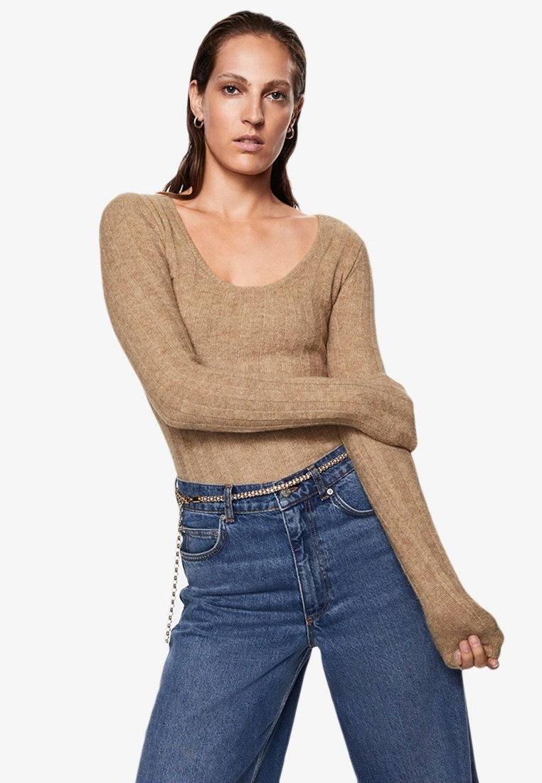 Mango Textured Knit Sweater 3 Mango Textured Knit Sweater