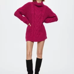 Mango Knitted Turtleneck Dress -Mango popular store mango 9050 4807136 6