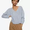 Mango V-Neck Knit Sweater -Mango popular store mango 9050 6346336 1
