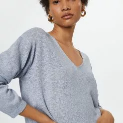Mango V-Neck Knit Sweater -Mango popular store mango 9051 6346336 4