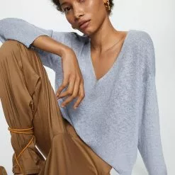 Mango V-Neck Knit Sweater -Mango popular store mango 9051 6346336 5