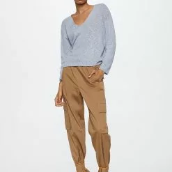 Mango V-Neck Knit Sweater -Mango popular store mango 9051 6346336 6