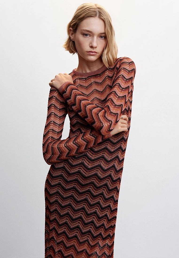 Mango Lurex Knit Dress 5 Mango Lurex Knit Dress - Image 3
