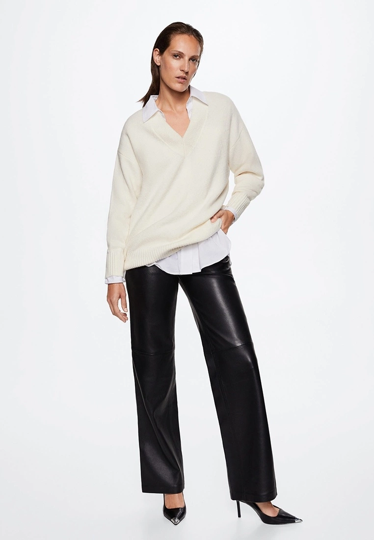 Mango V-Neck Sweater 6 Mango V-Neck Sweater - Image 4