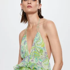 Mango Open Back Printed Dress 12 Mango Open Back Printed Dress -Mango popular store mango 9057 7346336 4