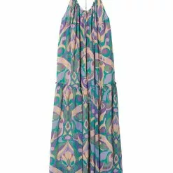Mango Open Back Printed Dress -Mango popular store mango 9060 5646336 8