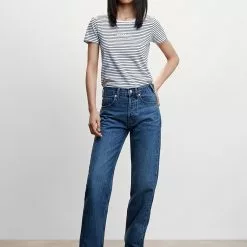 Mango Logo Cotton T-Shirt -Mango popular store mango 9060 7257636 4