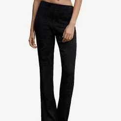 Mango Jacquard Fluid Trousers