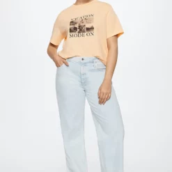 Mango Graphic T-Shirt -Mango popular store mango 9080 6767636 6