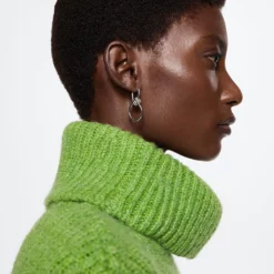 Mango Rolled Neck Cable Sweater -Mango popular store mango 9085 0816336 4