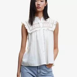 Mango Laser-Cut Details Top