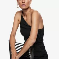 Mango Asymmetrical Textured Top