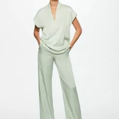 Mango Satin Blouse 13 Mango Satin Blouse -Mango popular store mango 9092 3646336 5