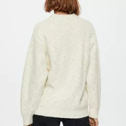 Mango Textured Round Neck Sweater -Mango popular store mango 9100 2726336 3