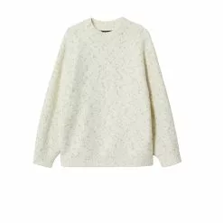 Mango Textured Round Neck Sweater -Mango popular store mango 9101 2726336 8