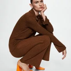 Mango Ribbed Flare Trousers 14 Mango Ribbed Flare Trousers -Mango popular store mango 9134 9717336 5