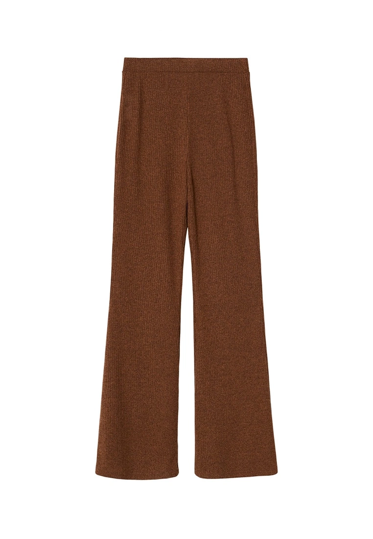 Mango Ribbed Flare Trousers 10 Mango Ribbed Flare Trousers - Image 8