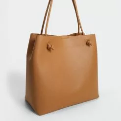 Mango Knots Pleated Shopper Bag -Mango popular store mango 9140 8916336 2