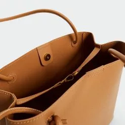 Mango Knots Pleated Shopper Bag -Mango popular store mango 9141 8916336 4