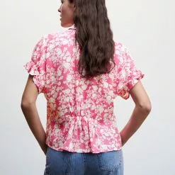 Mango Flowers Printed Shirt 9 Mango Flowers Printed Shirt -Mango popular store mango 9145 7967836 2