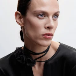 Mango Satin Playsuit With Flower Detail -Mango popular store mango 9173 0906336 3