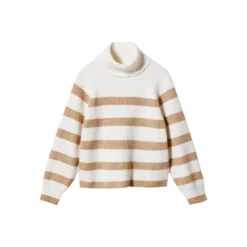 Mango Striped Turtleneck Sweater -Mango popular store mango 9183 0877836 7