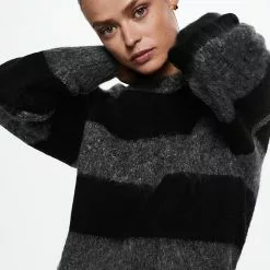 Mango Round-Neck Striped Sweater 13 Mango Round-Neck Striped Sweater -Mango popular store mango 9190 8216336 4