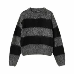 Mango Round-Neck Striped Sweater 16 Mango Round-Neck Striped Sweater -Mango popular store mango 9190 8216336 7