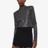 Mango Sequin Turtleneck Top -Mango popular store mango 9194 6292436 1