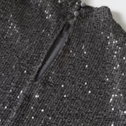 Mango Sequin Turtleneck Top -Mango popular store mango 9195 6292436 5