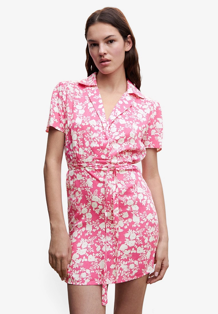 Mango Floral Shirt Dress 3 Mango Floral Shirt Dress