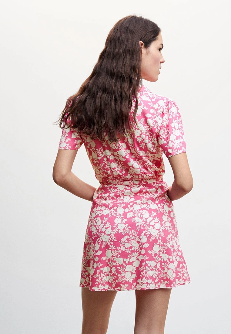 Mango Floral Shirt Dress 4 Mango Floral Shirt Dress - Image 2