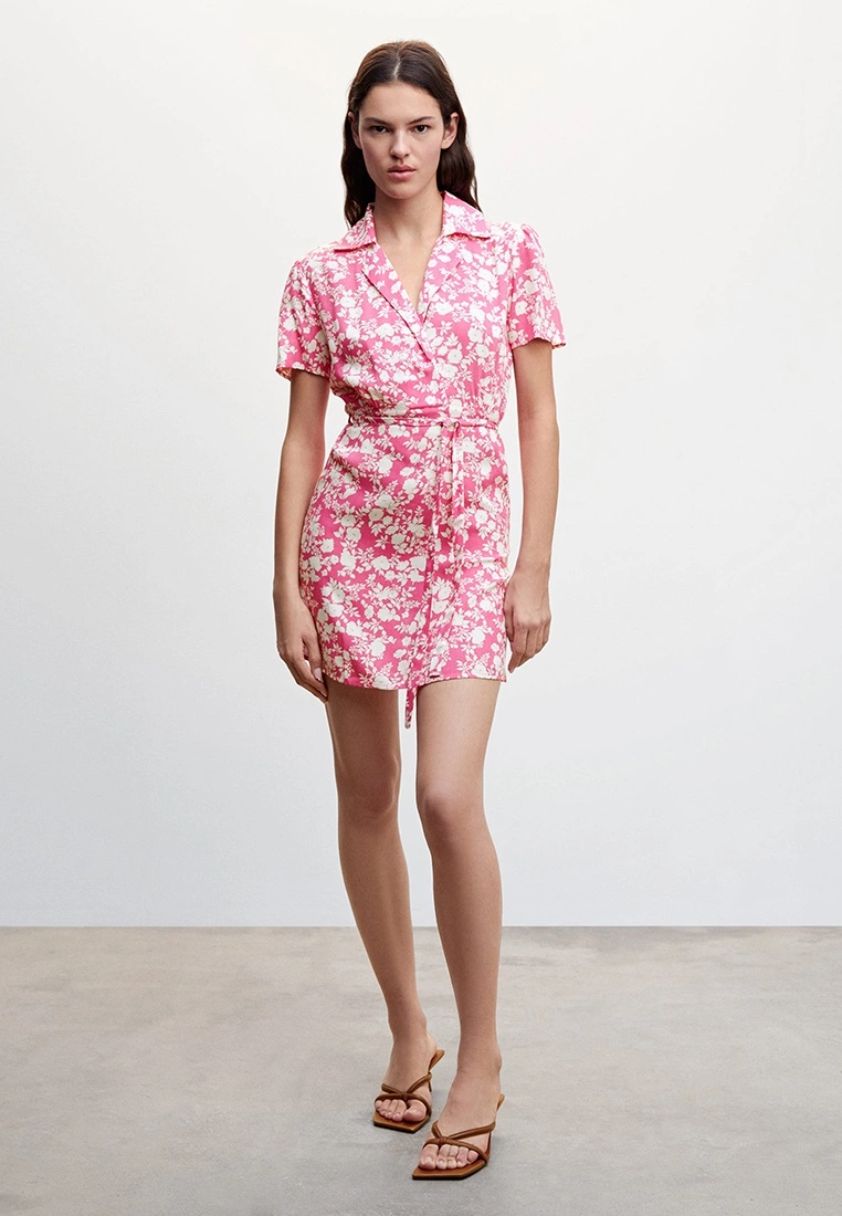 Mango Floral Shirt Dress 6 Mango Floral Shirt Dress - Image 4