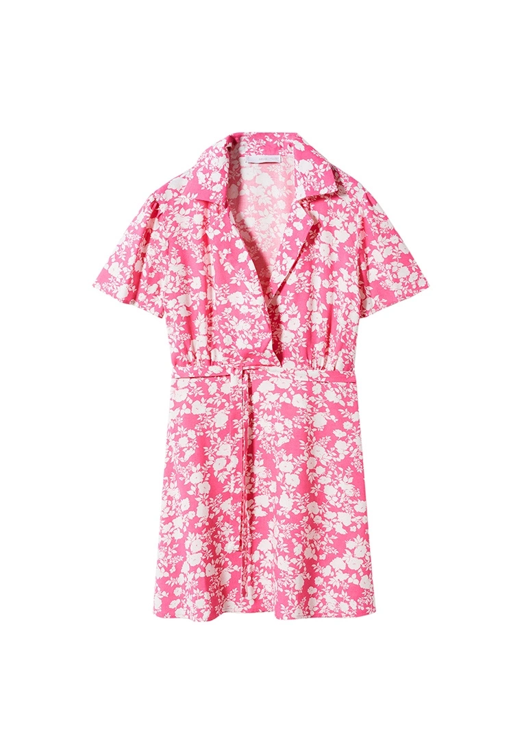 Mango Floral Shirt Dress 8 Mango Floral Shirt Dress - Image 6
