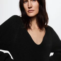 Mango Puffed Sleeves Knit Dress 11 Mango Puffed Sleeves Knit Dress -Mango popular store mango 9223 8906336 3