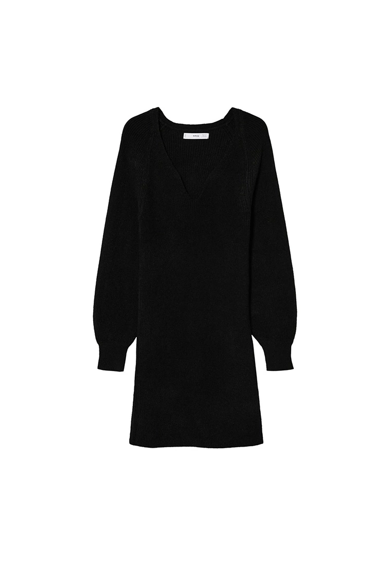 Mango Puffed Sleeves Knit Dress 9 Mango Puffed Sleeves Knit Dress - Image 7